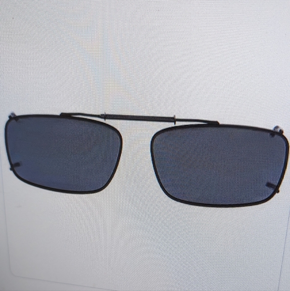 NWT VISUAL IMPACT WOMEN'S POLARIZED CLIP-ON SUNGLASSES - ECLIPSE - Picture 5 of 5